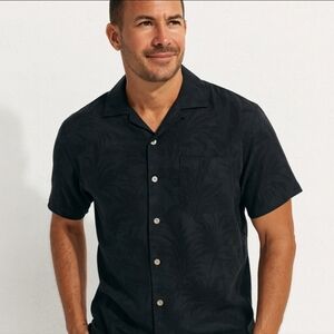 Tommy Bahama Men's Floral silk Casual button Down Shirt Sz S